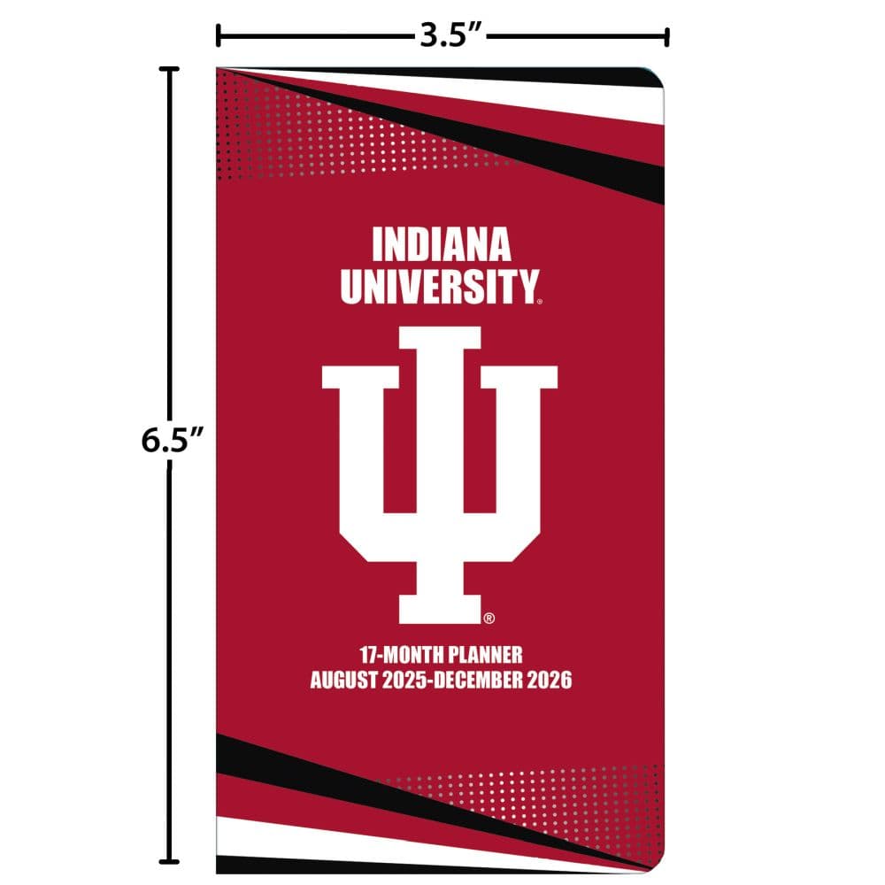 COL Indiana Hoosiers 2026 Pocket Planner Fourth Alternate Image