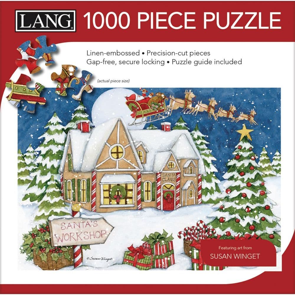Santas Workshop 1000pc Puzzle Alternate Image 1