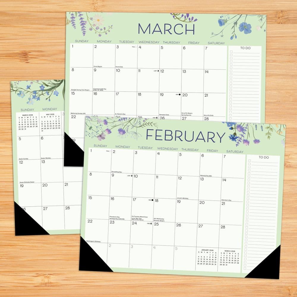 Wildflowers 2026 Desk Pad Second Alternate Image