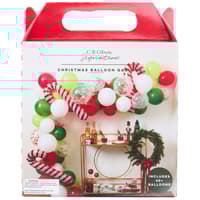 image Candy Cane Holiday Balloon Garland Main Product Image