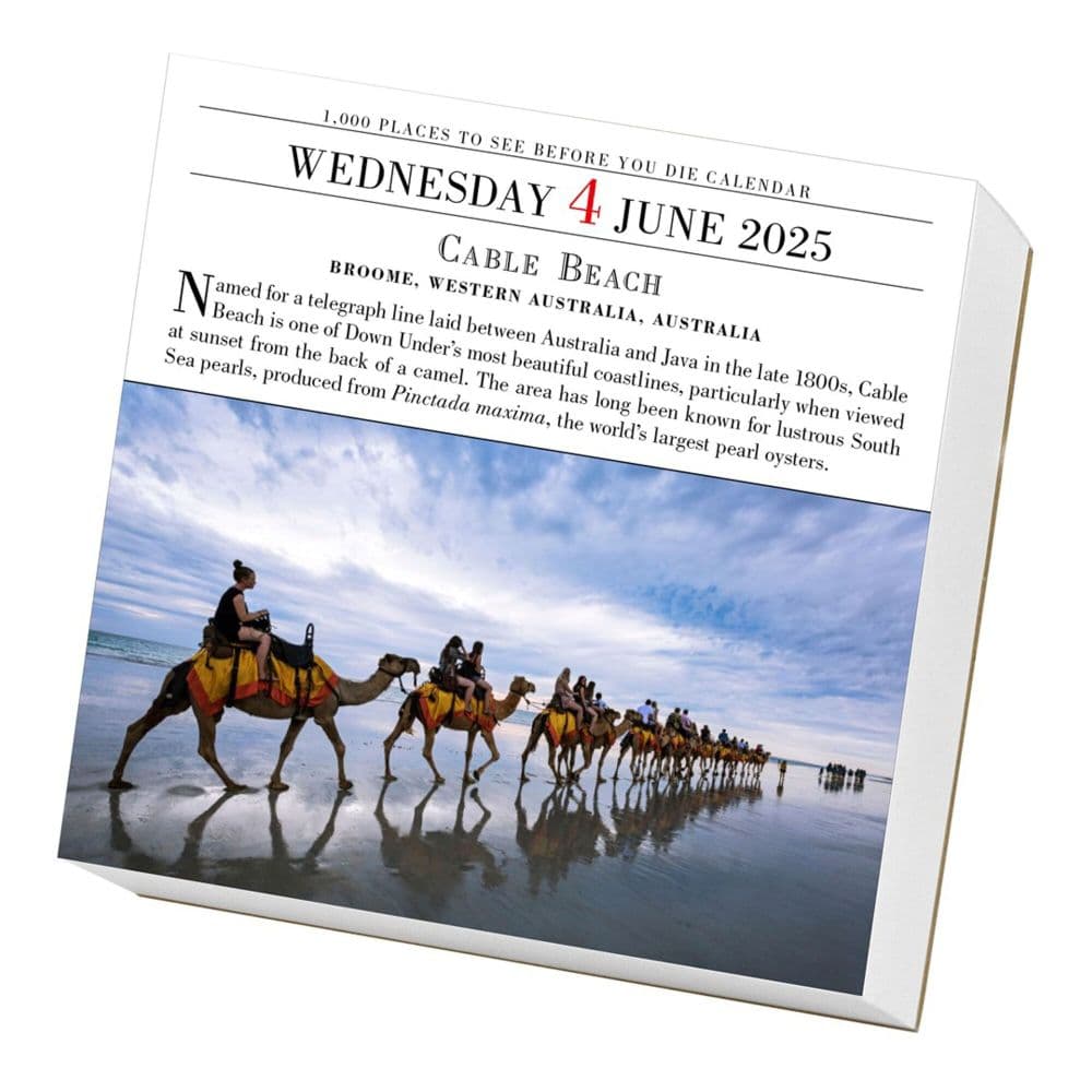 1000 Places To See 2025 Page-a-Day Desk Calendar Fifth Alternate Image