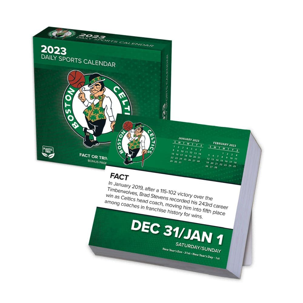 Boston Celtics 2023 Desk Calendar by Turner Sports Calendars For All