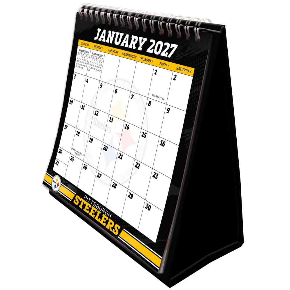 NFL Pittsburgh Steelers 2027 Easel Desk Calendar - Calendars.com