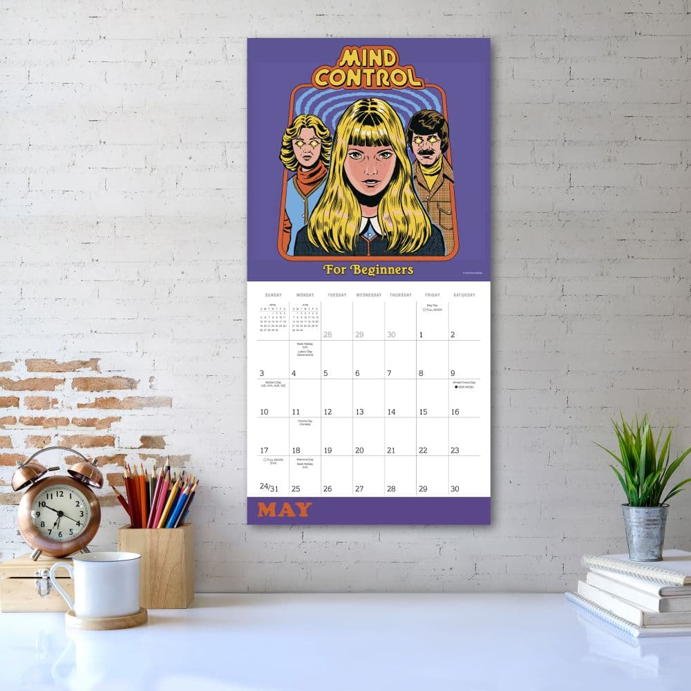 Twisted Nostalgia Lessons From The Dark Side 2026 Wall Calendar Fourth Alternate Image