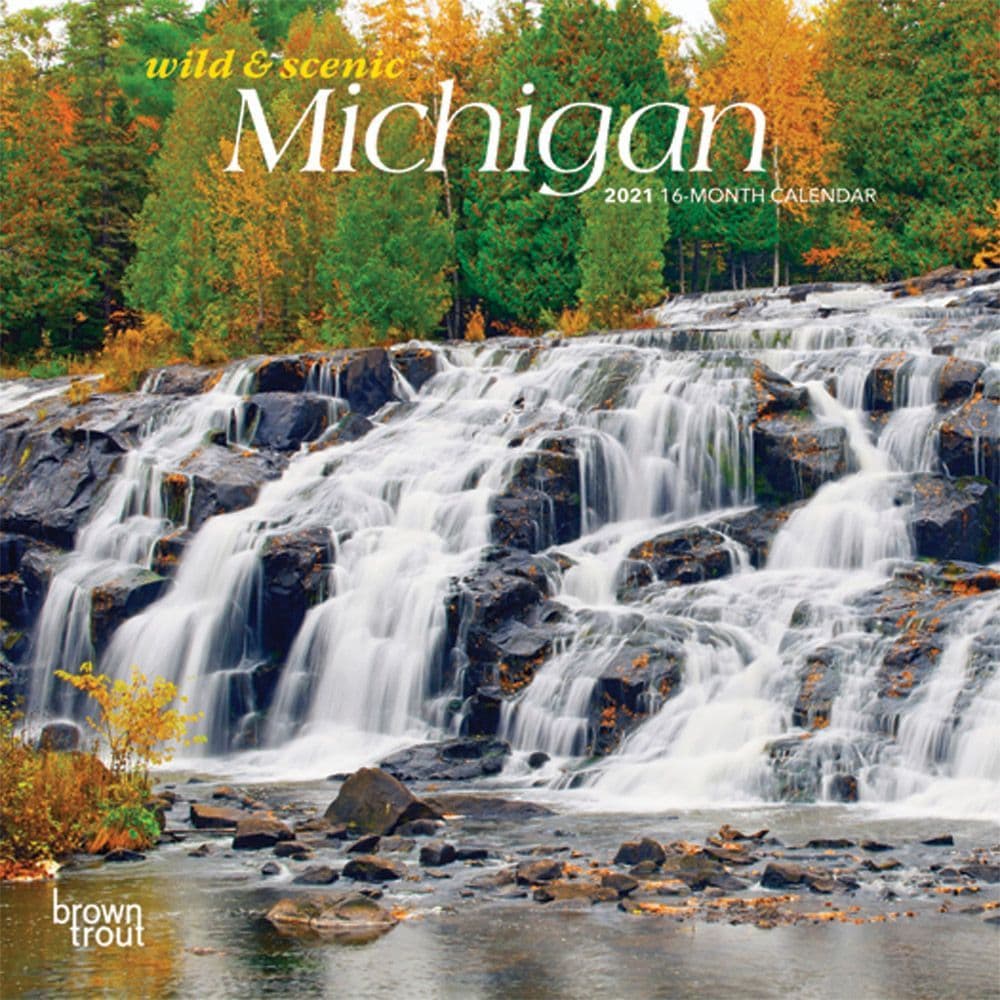 Michigan Mini Wall Calendar