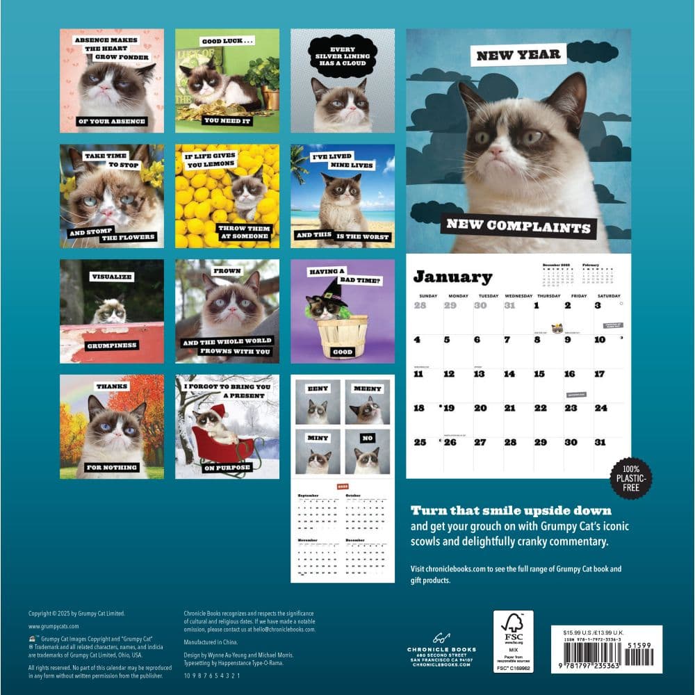 Grumpy Cat 2026 Wall Calendar First Alternate Image