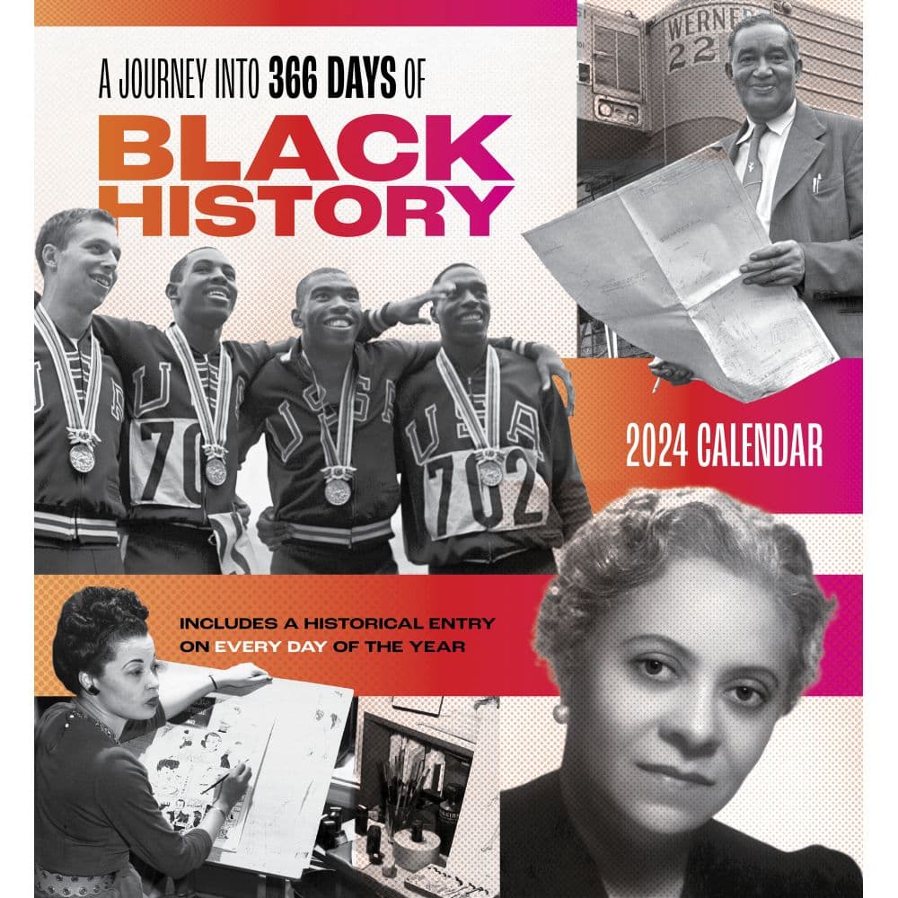 366 Days of Black History 2024 Wall Calendar