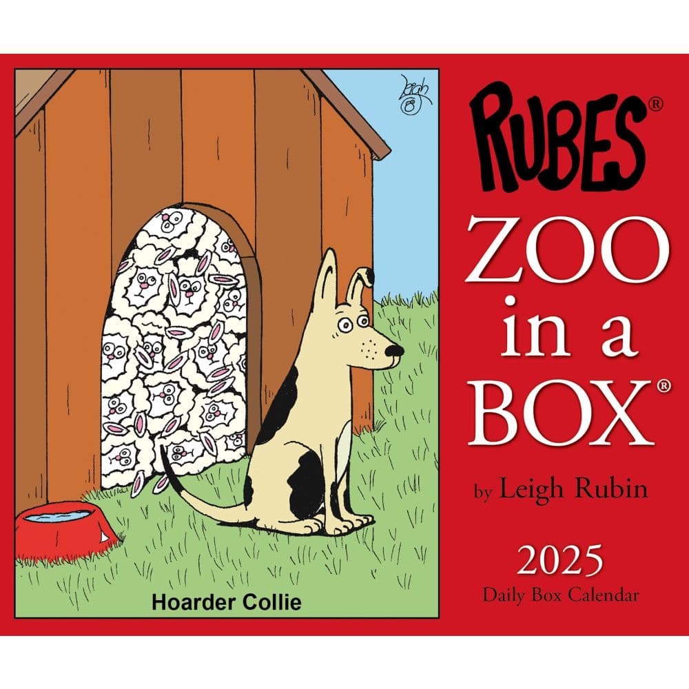 Zoo In A 2025 Desk Calendar Main Image