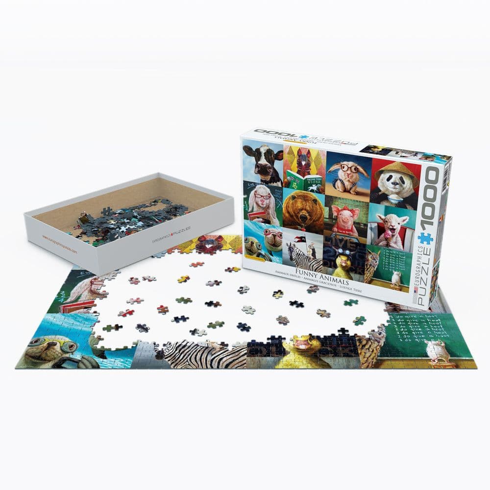 Funny Animal Portraits 1000 Piece Puzzle Second Alternate Image