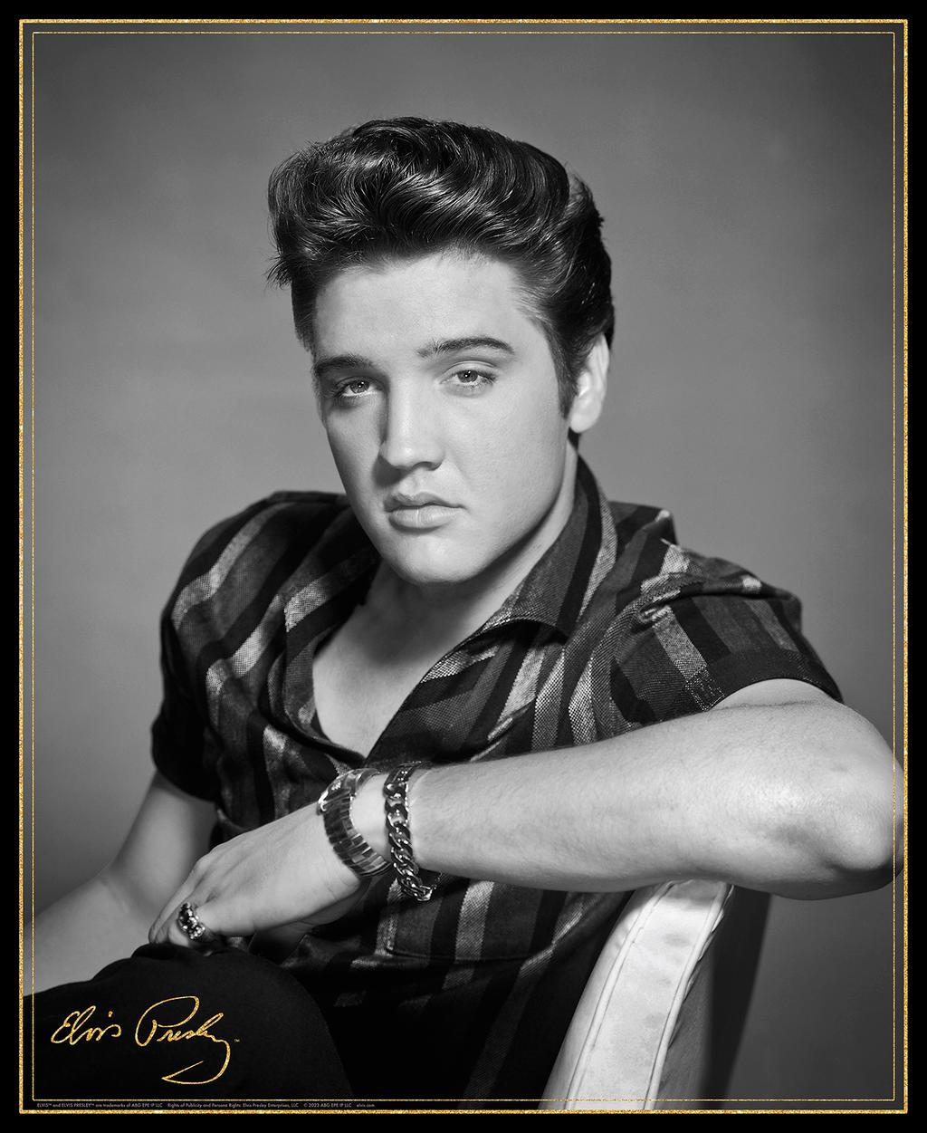 Elvis Presley 2024 Wall Calendar with Poster Alt2