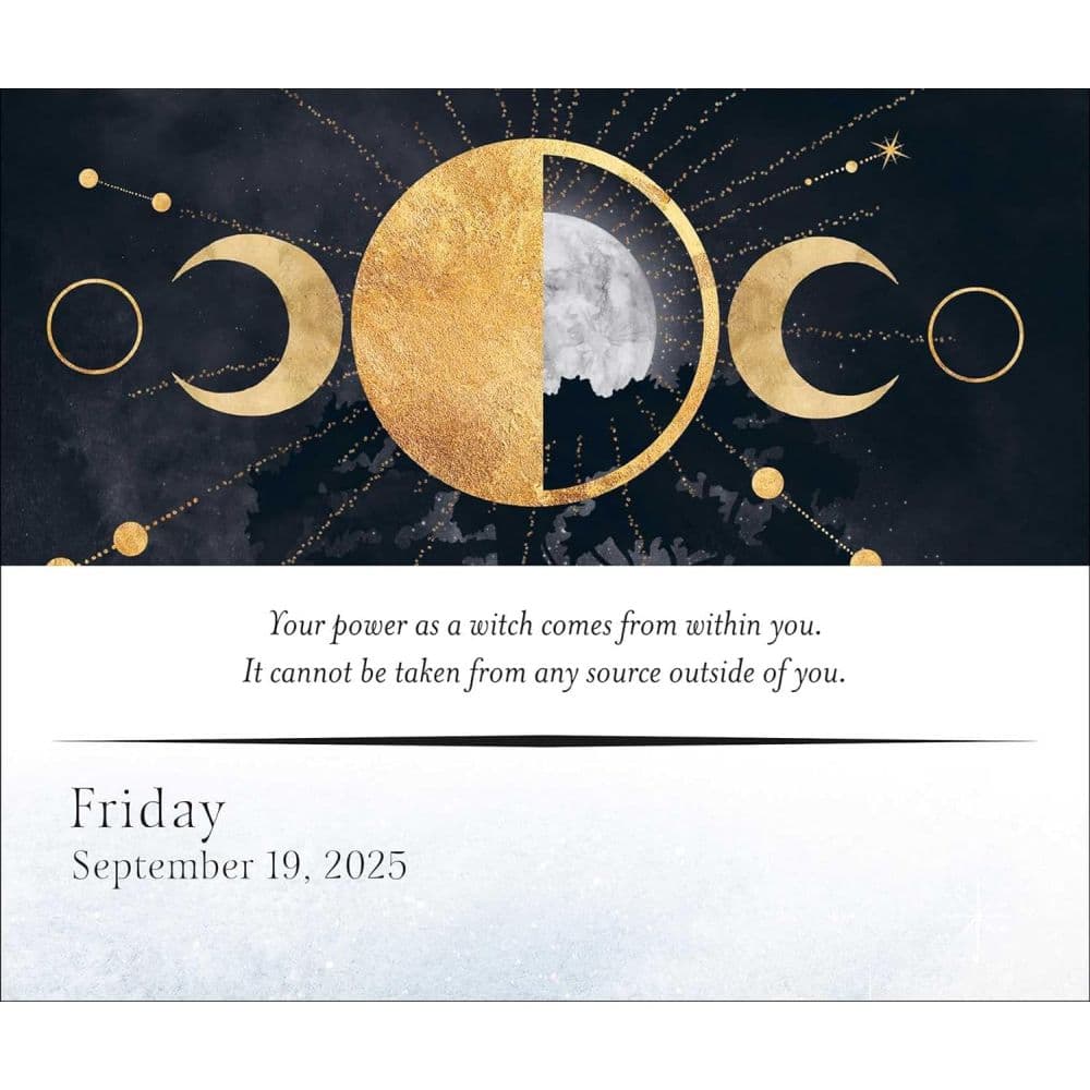 Year of the Witch 2025 Desk Calendar Fourth Alternate Image