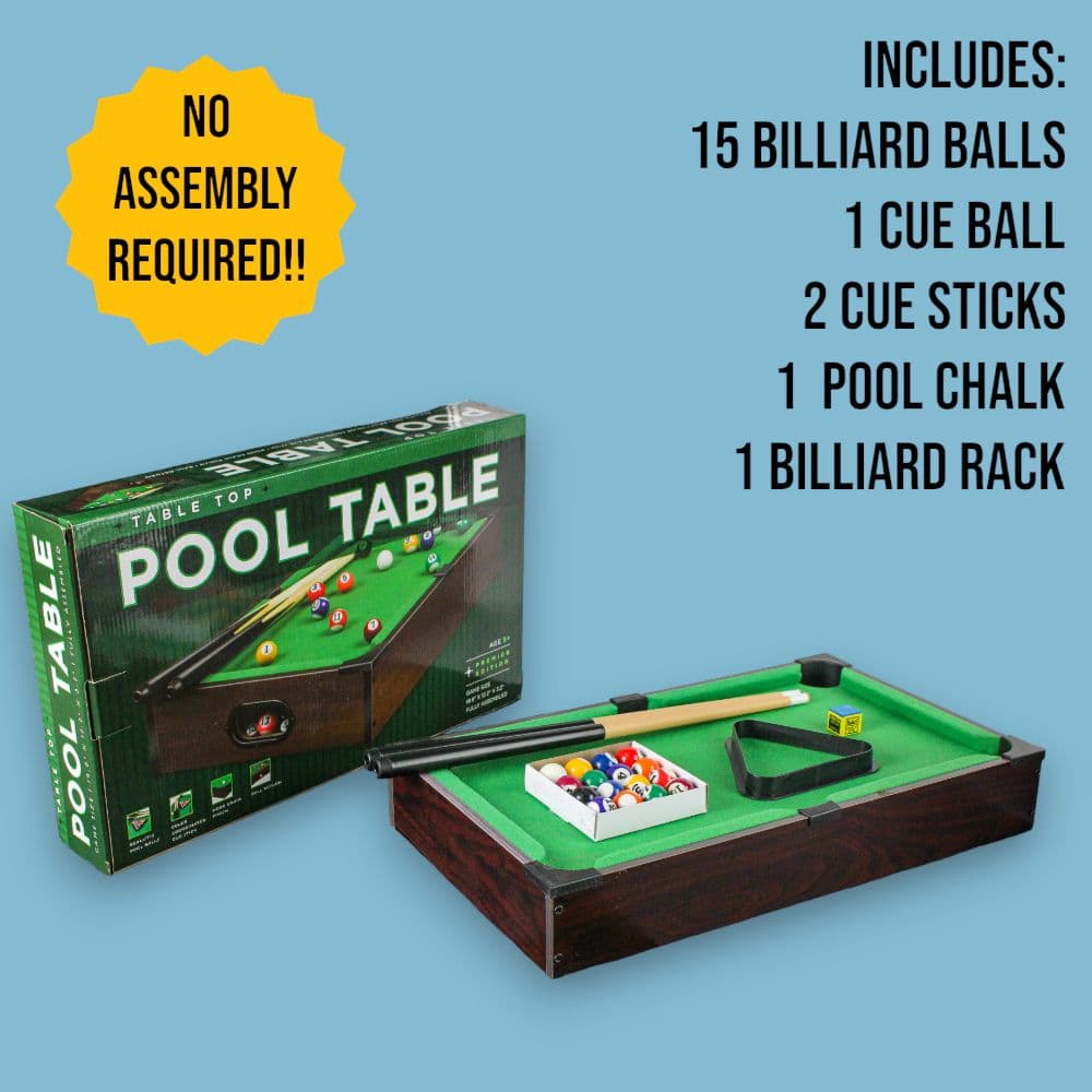 Tabletop Pool 20in Classic Second Alternate Image width=&quot;1000&quot; height=&quot;1000&quot;