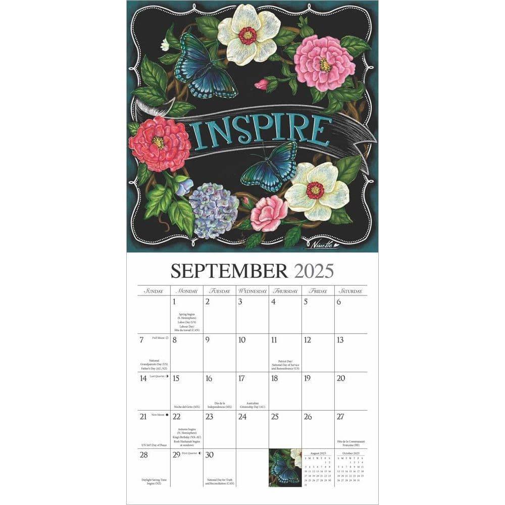 Grow Your Own Way 2025 Mini Wall Calendar Third Alternate Image