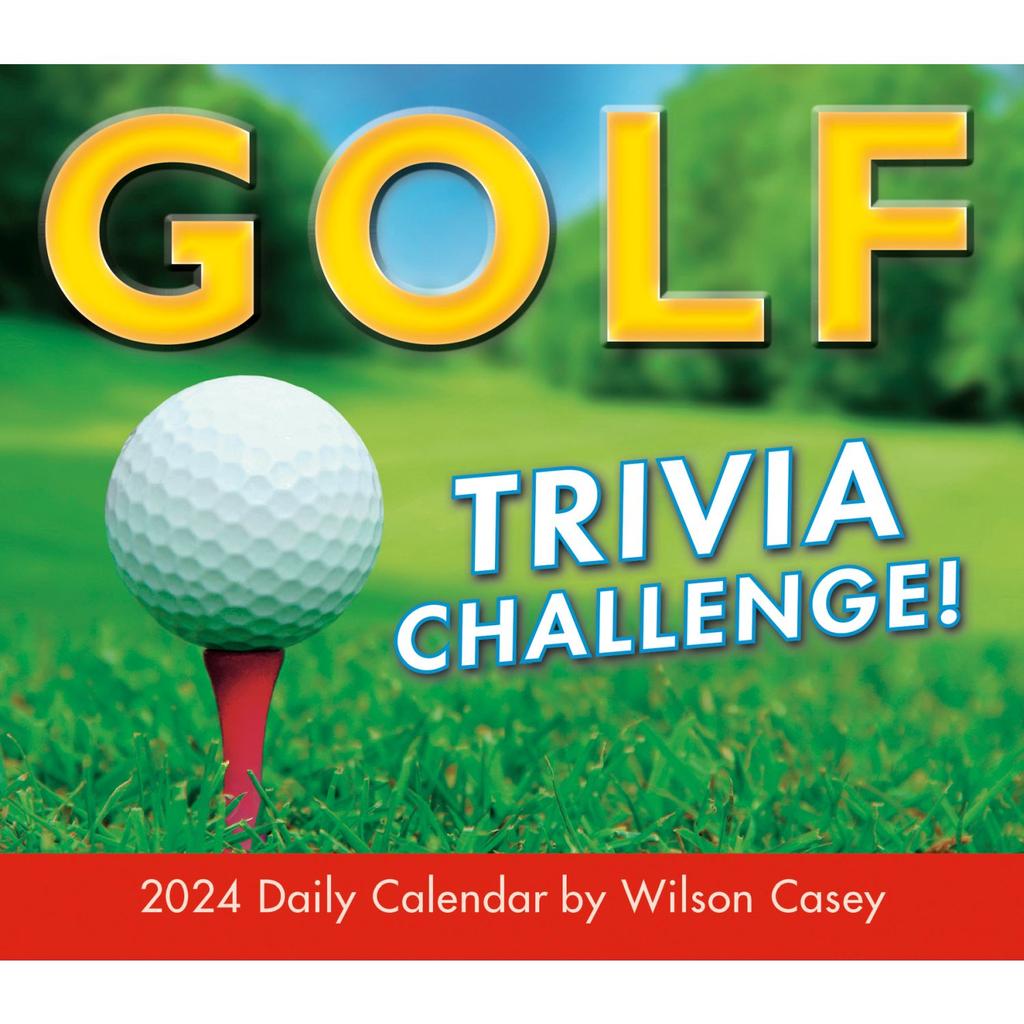 Golf Trivia 2024 Desk Calendar