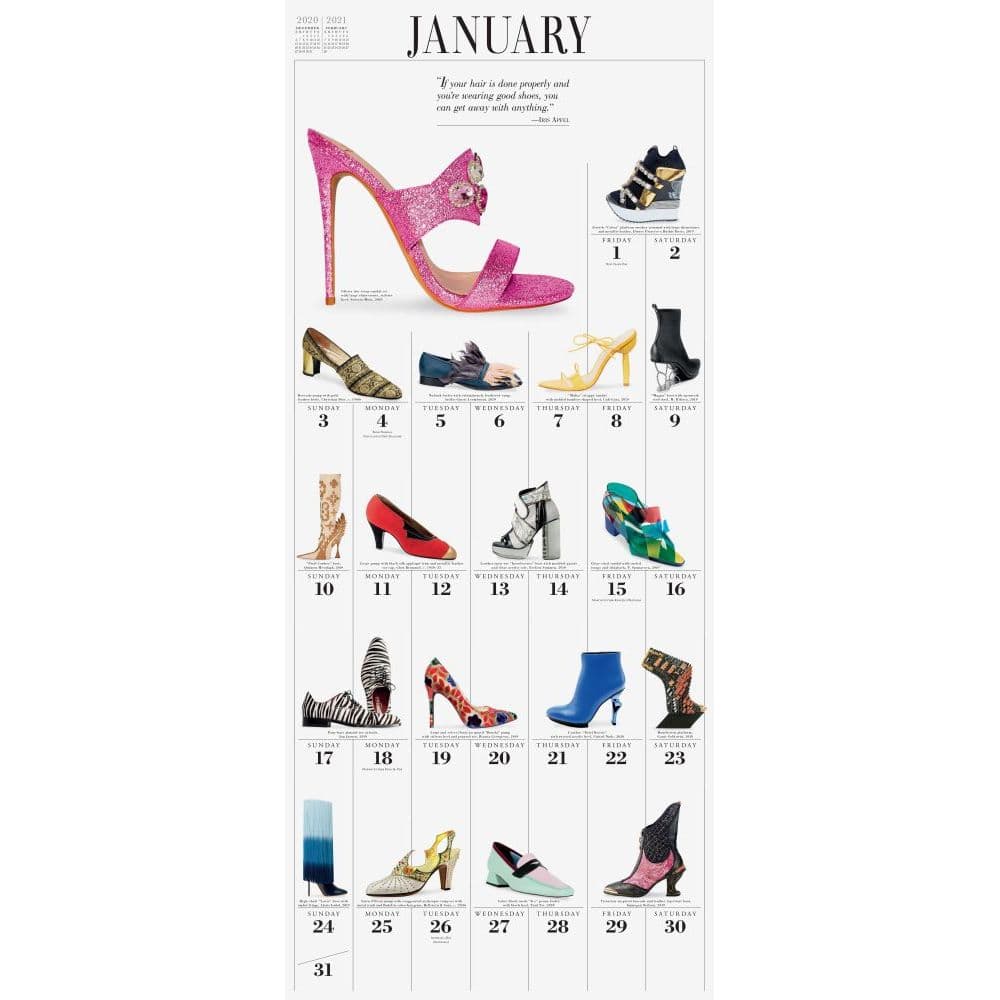 365 Days of Shoes Wall Calendar