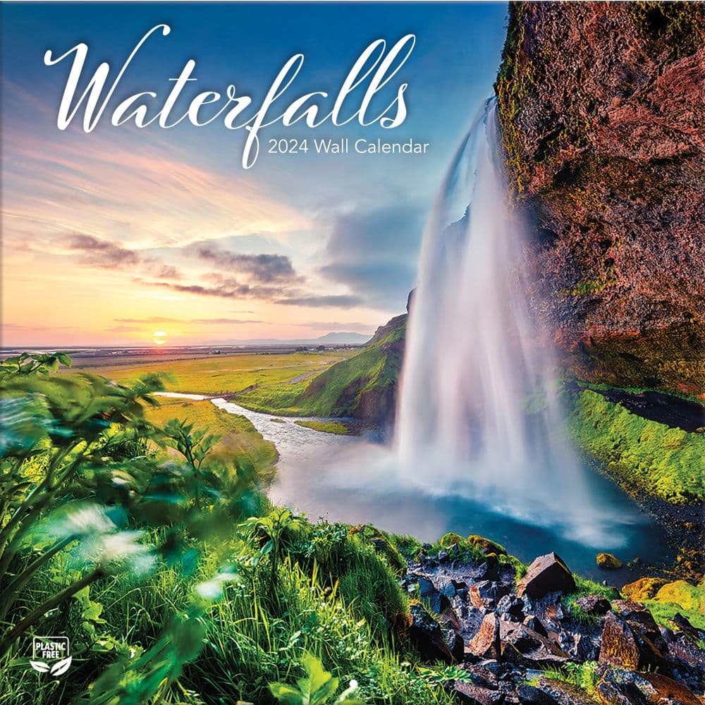 Waterfalls 2024 Wall Calendar Main Product Image width=&quot;1000&quot; height=&quot;1000&quot;