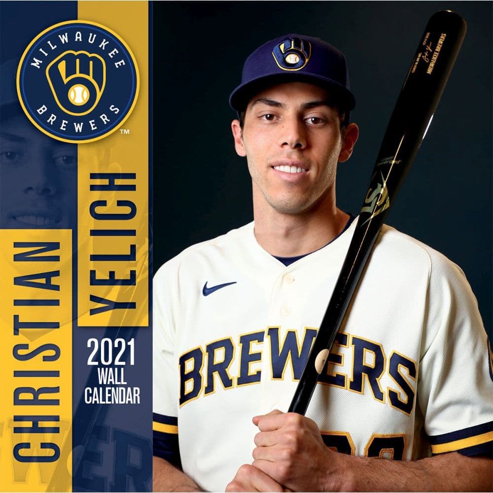 MLB Christian Yelich Wall Calendar