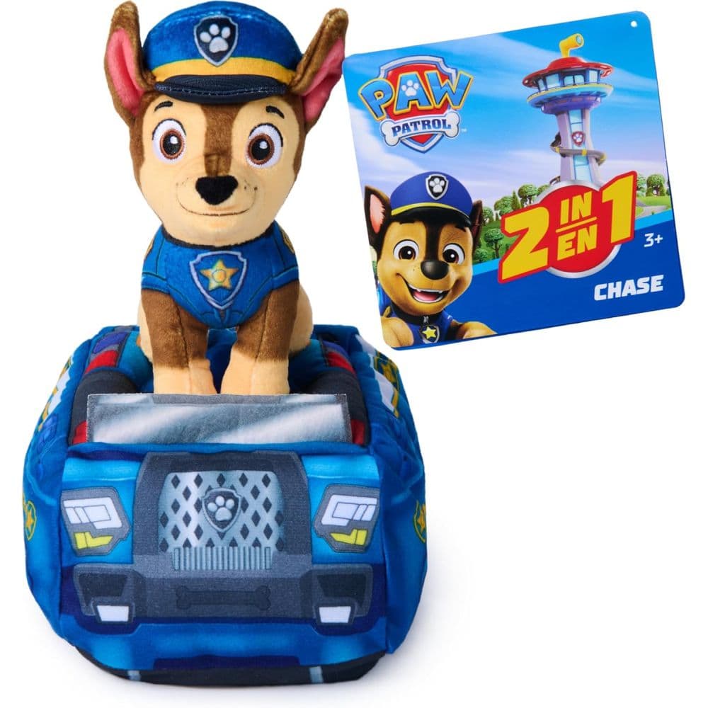 Paw Patrol Chase 2-in-1 Vehicle Plush Main Product Image