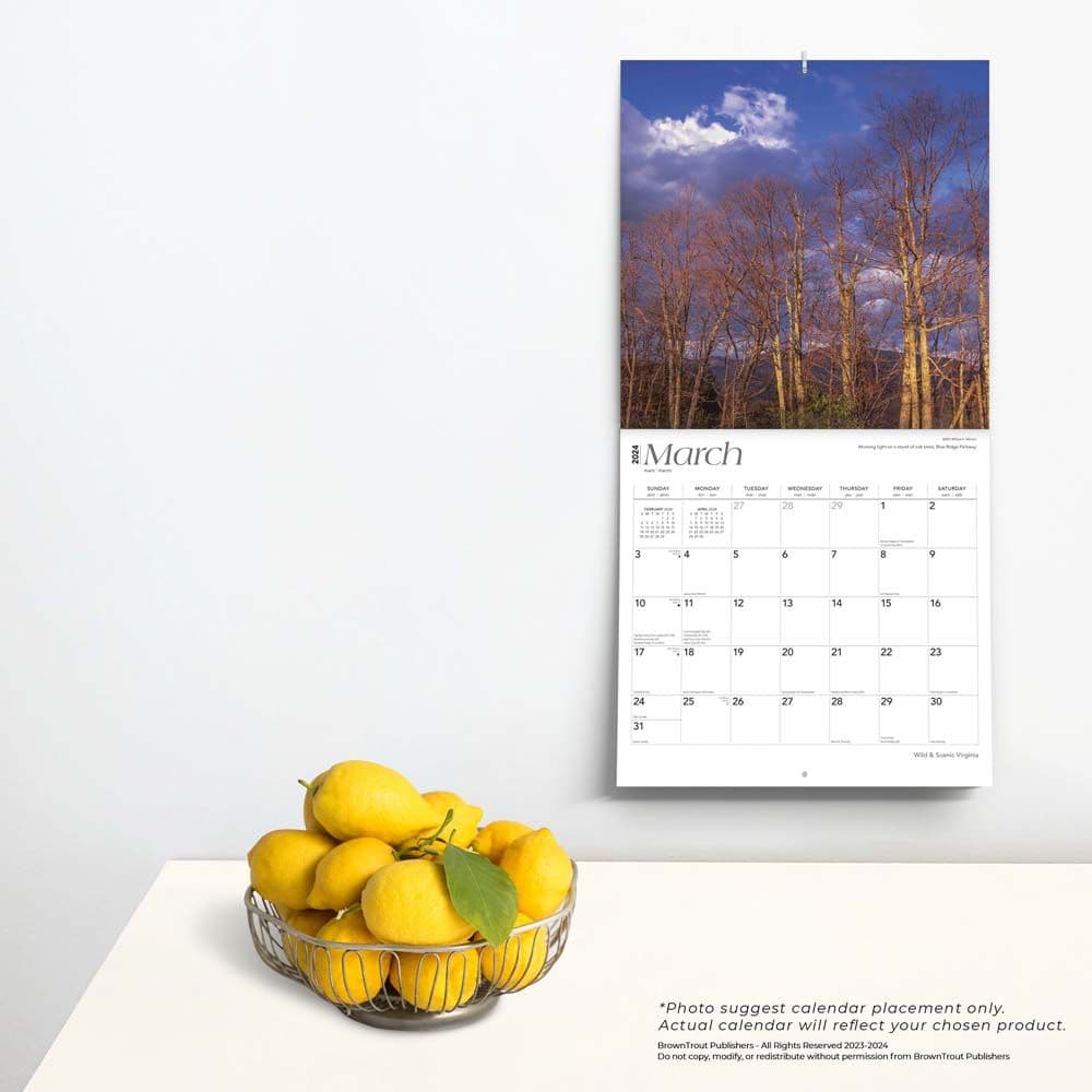 Virginia Wild and Scenic 2024 Wall Calendar Third Alternate  Image width=&quot;1000&quot; height=&quot;1000&quot;