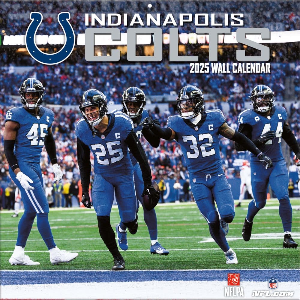 NFL Indianapolis Colts 2025 Wall Calendar Main Image