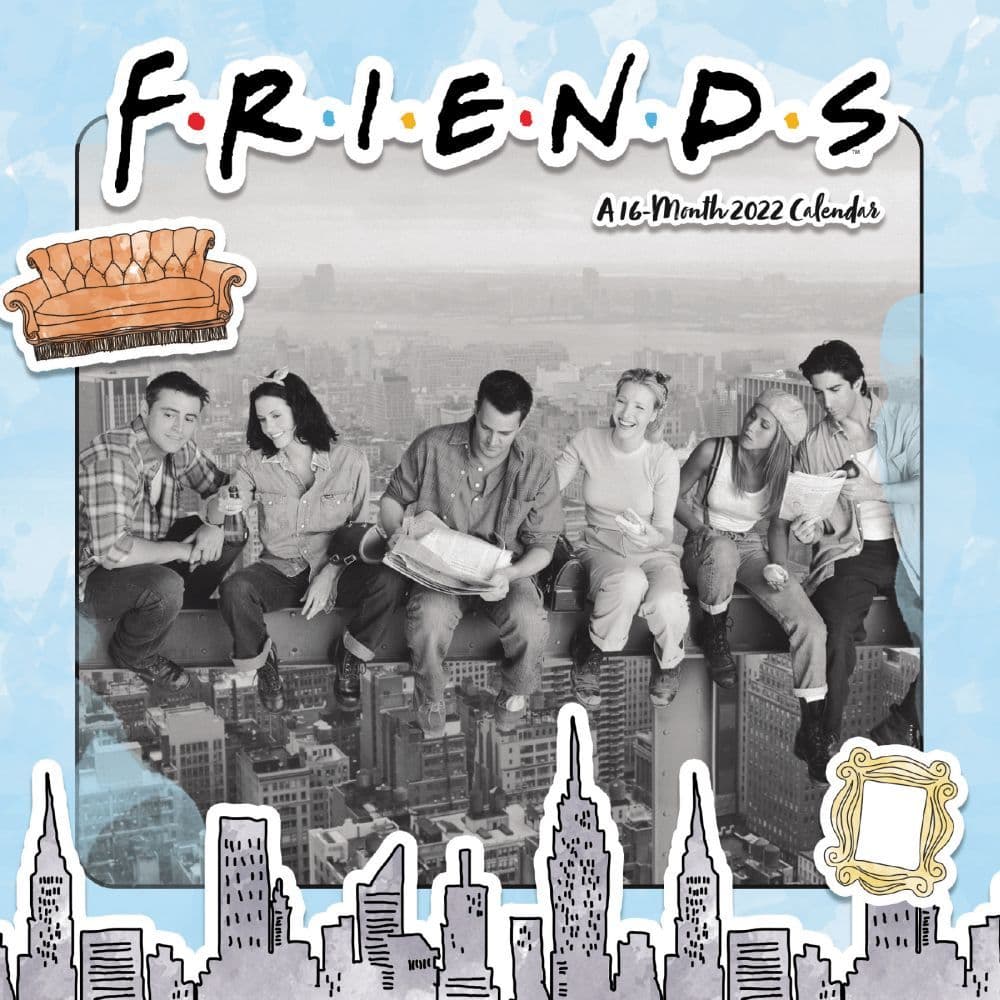 Friends Exclusive 2022 Mini Wall Calendar