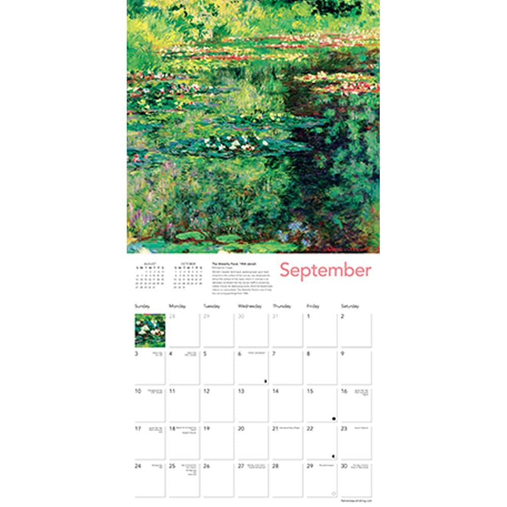 Monet Water Lilies 2023 Wall Calendar - Calendars.com