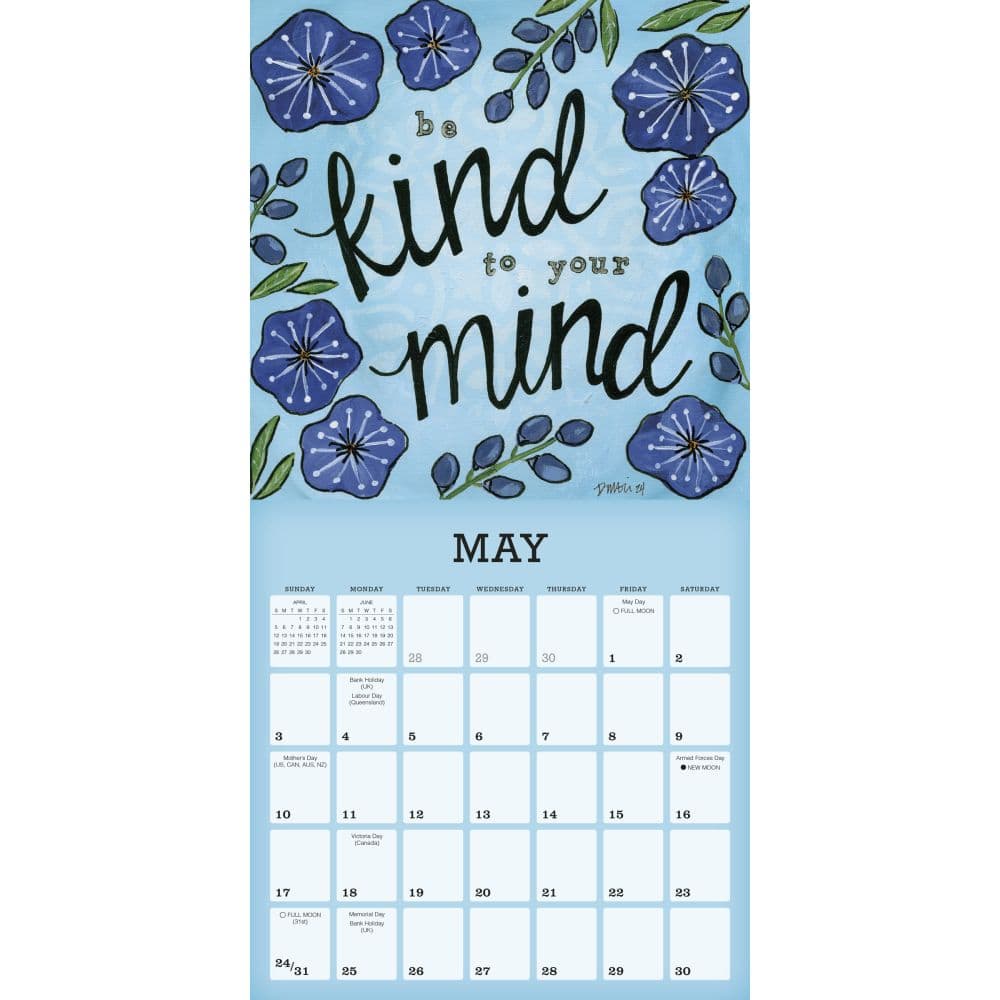 Hope and Inspiration 2026 Wall Calendar Third Alternate Image