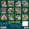 image Sloth Mode 2025 Wall Calendar