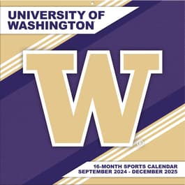 University of Washington Huskies 2025 Wall Calendar