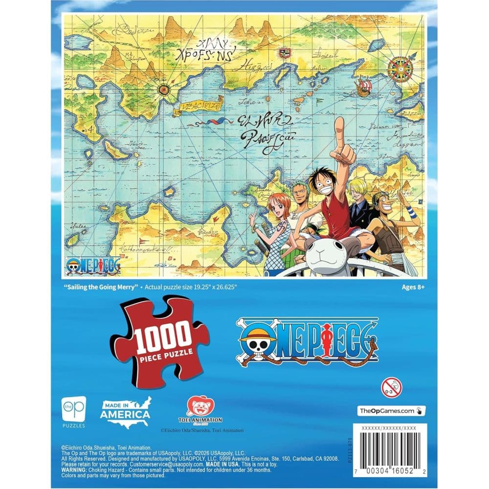 One Piece Sailing 1000 Piece Puzzle Fourth Alternate Image