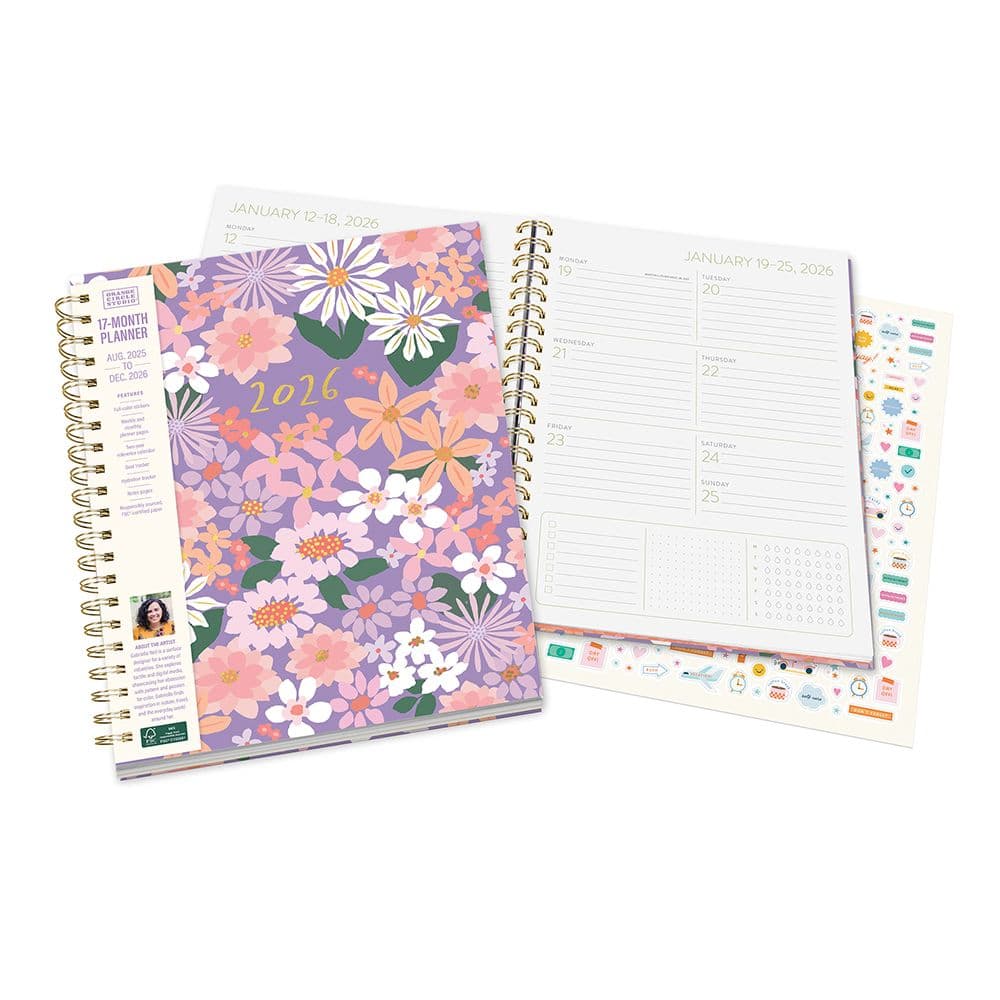 Secret Garden Spiral 2026 Planner Ninth Alternate Image