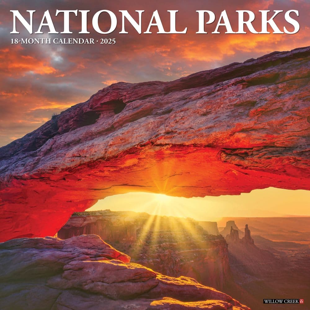 image National Parks 2025 Wall Calendar  Main Image