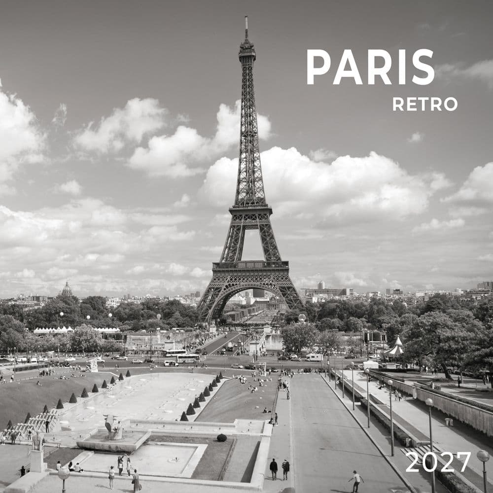 image Paris Retro 2027 Wall Calendar Main Product Image