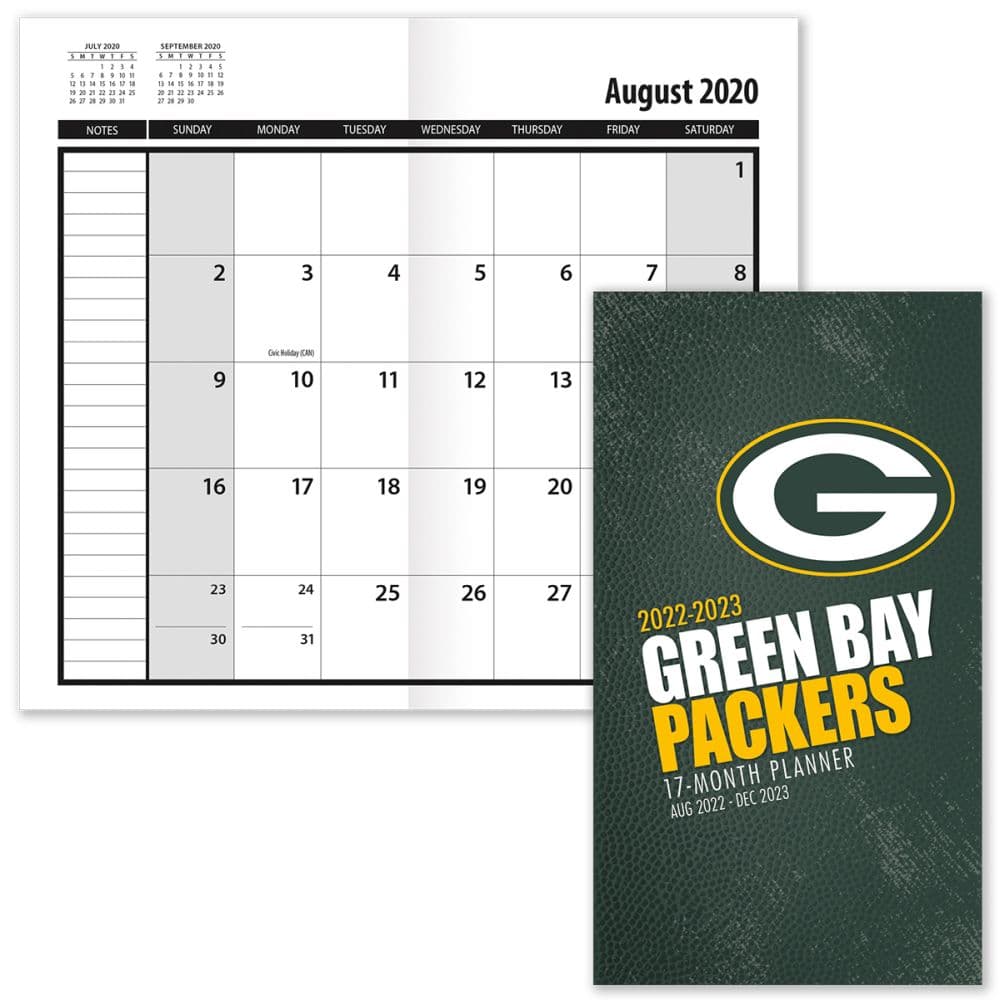 Green Bay Packers 2023 Pocket Planner - Calendars.com