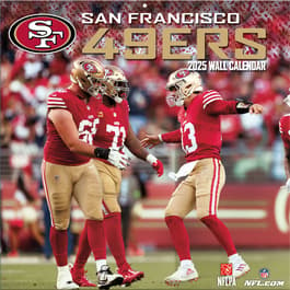 San Francisco 49ers 2025 Wall Calendar