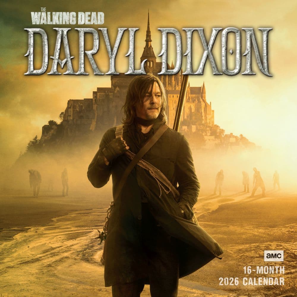 image Walking Dead Daryl Dixon 2026 Wall Calendar_Main Image