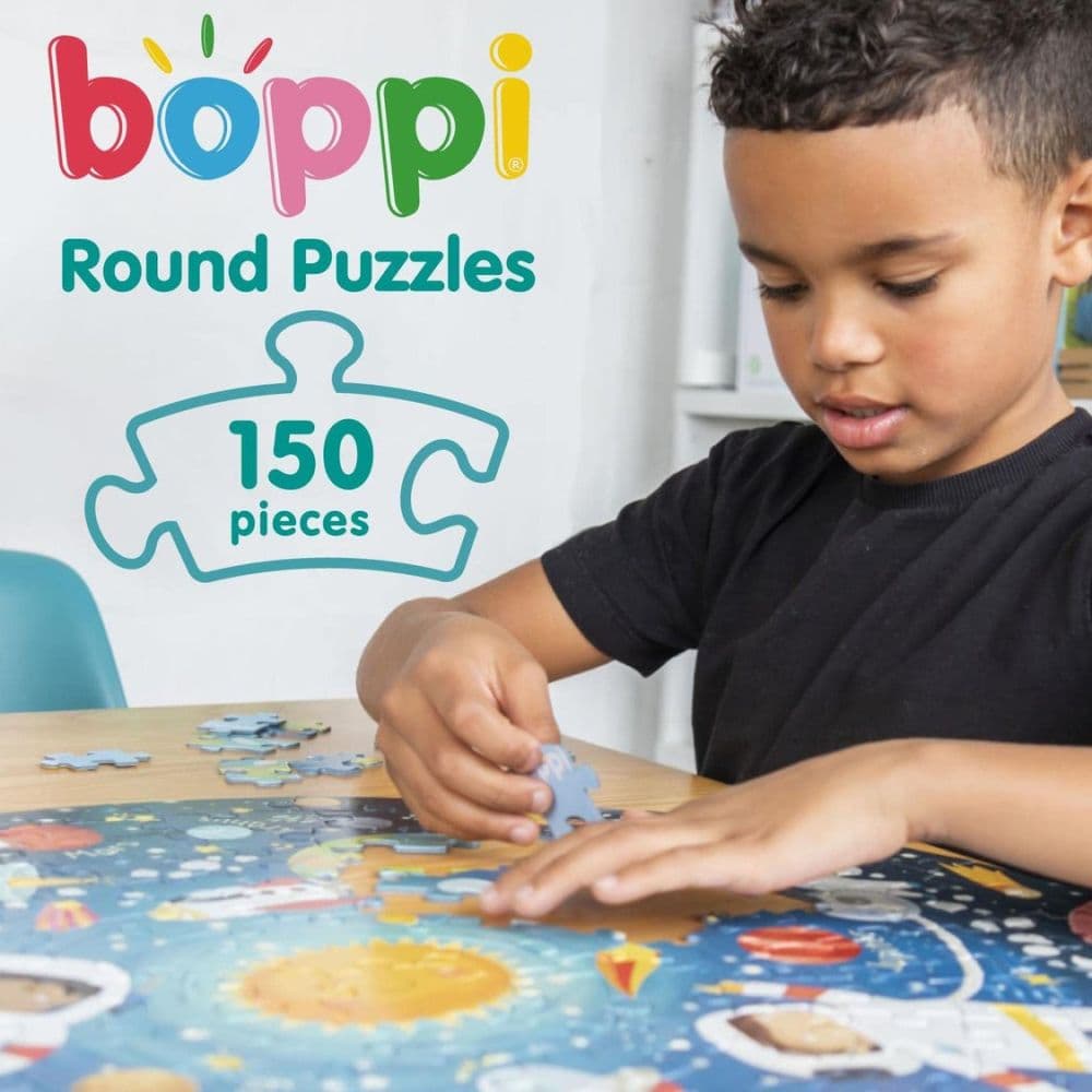 World Map 150 Piece Round Puzzle Fourth Alternate Image