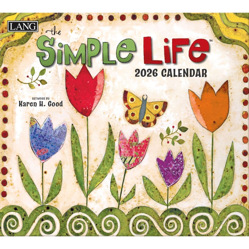 Simple Life 2026 Wall Calendar by Karen H. Good Main Image