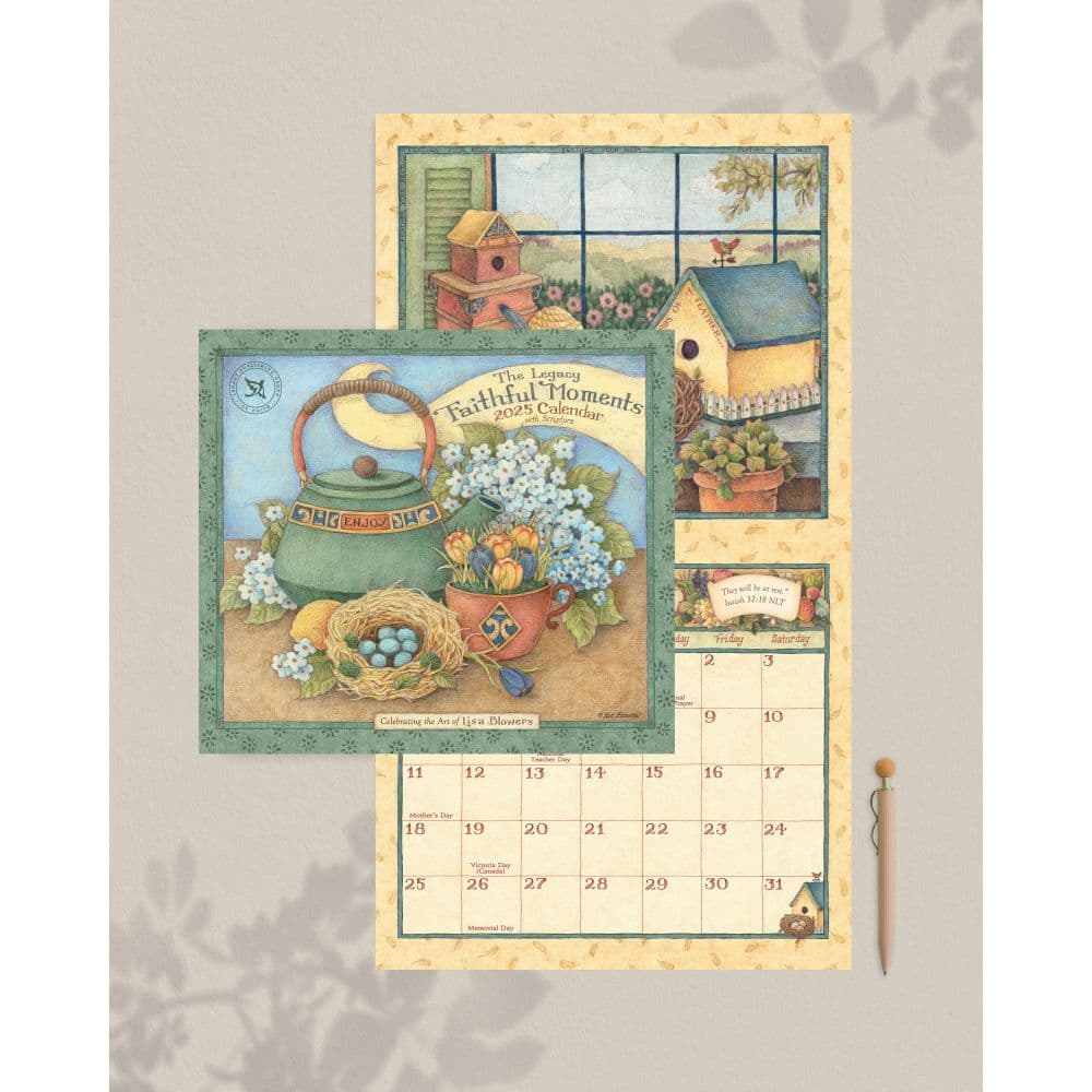 Faithful Moments Blowers 2025 Wall Calendar Third Alternate Image width=&quot;1000&quot; height=&quot;1000&quot;