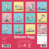 image Unicorn Yoga 2025 Mini Wall Calendar First Alternate Image width=&quot;1000&quot; height=&quot;1000&quot;