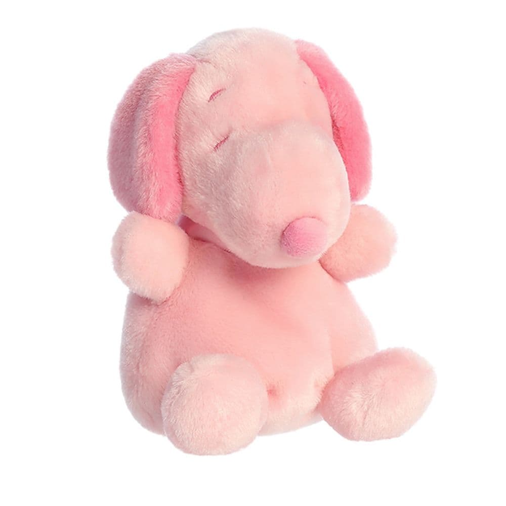 Palm Pals Snoopy Color Collection Pink 5in Plush Fourth Alternate Image