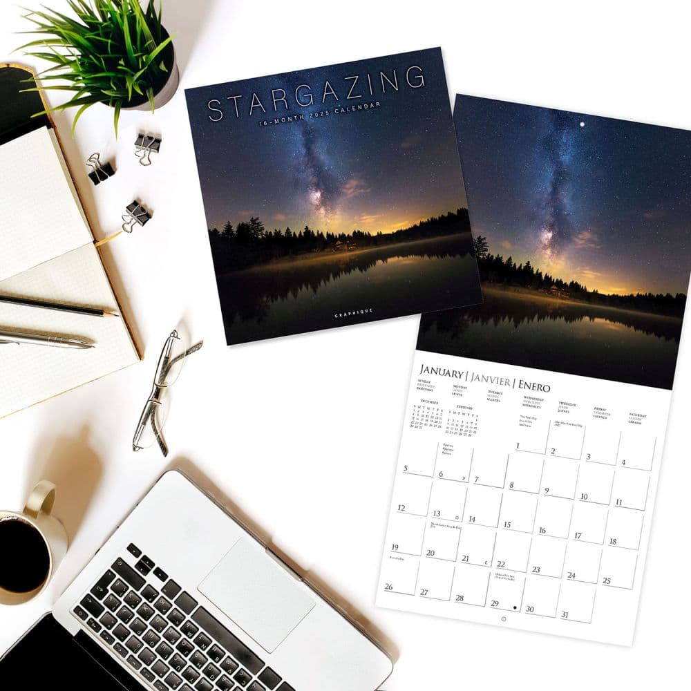 Stargazing 2025 Wall Calendar Second Alternate Image width=&quot;1000&quot; height=&quot;1000&quot;