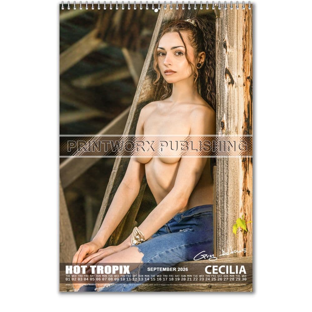 Clothing Optional 2026 Wall Calendar Seventh Alternate Image