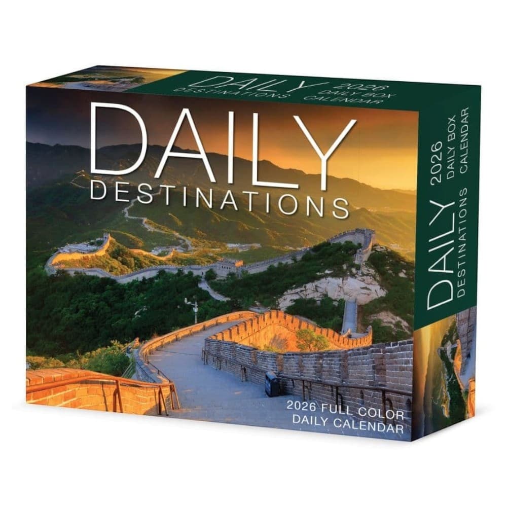 Daily Destinations 2026 Desk Calendar Main Product Image