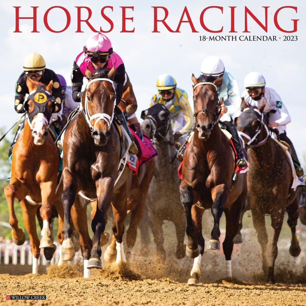 Horse Racing 2023 Wall Calendar - Calendars.com