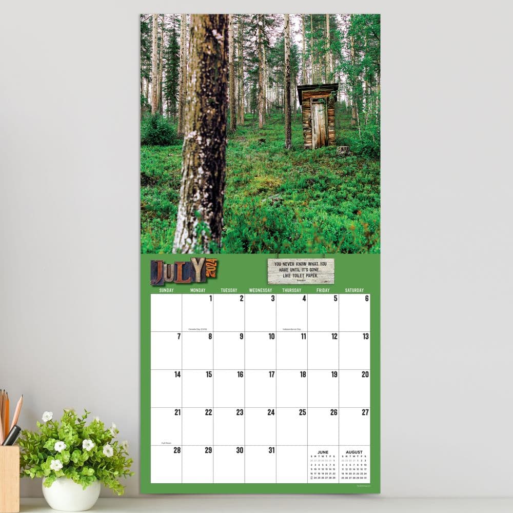 Outhouses 2024 Wall Calendar Third Alternate Image width=&quot;1000&quot; height=&quot;1000&quot;