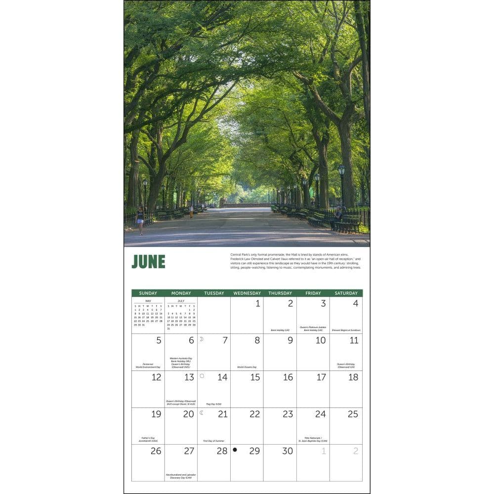 Central Park Conservancy 2022 Wall Calendar - Calendars.com