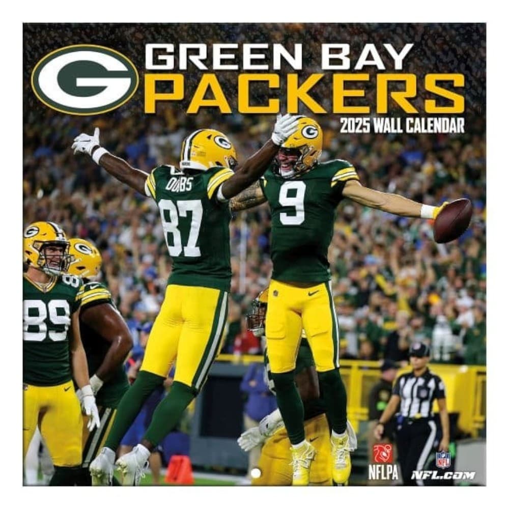 NFL Green Bay Packers 2025 Mini Wall Calendar Main Product Image width=&quot;1000&quot; height=&quot;1000&quot;