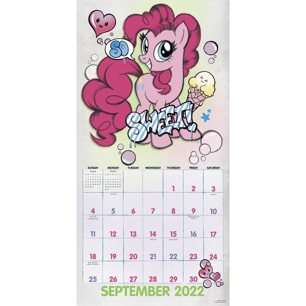 Mlp Christmas Special 2022 My Little Pony 2022 Wall Calendar - Calendars.com