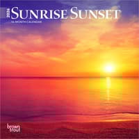 image Sunrise Sunset 2026 Mini Wall Calendar